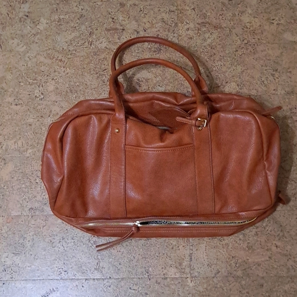 Leather Weekender Bag